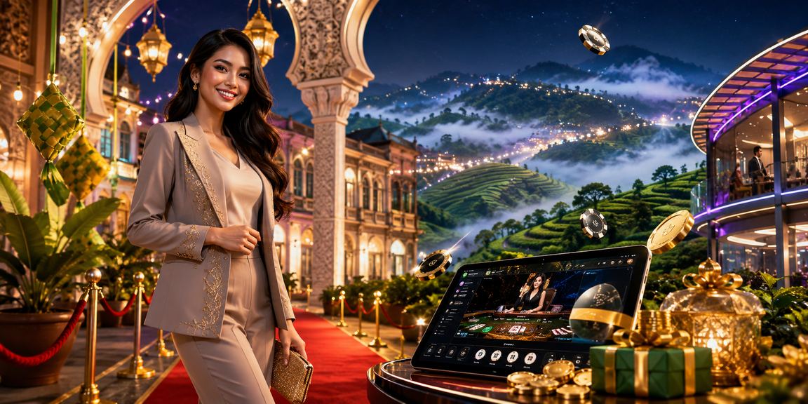 Suasana pertaruhan semasa Hari Raya di Malaysia dengan promosi istimewa winbest